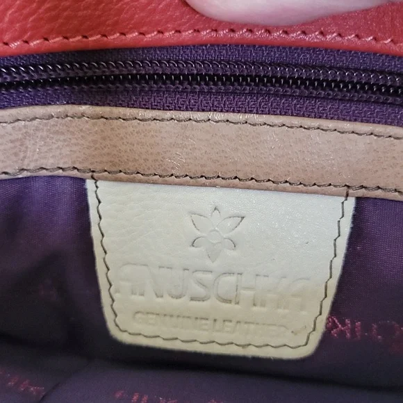 Anuschka hand painted leather medium flap messenger - Picture 14 of 16